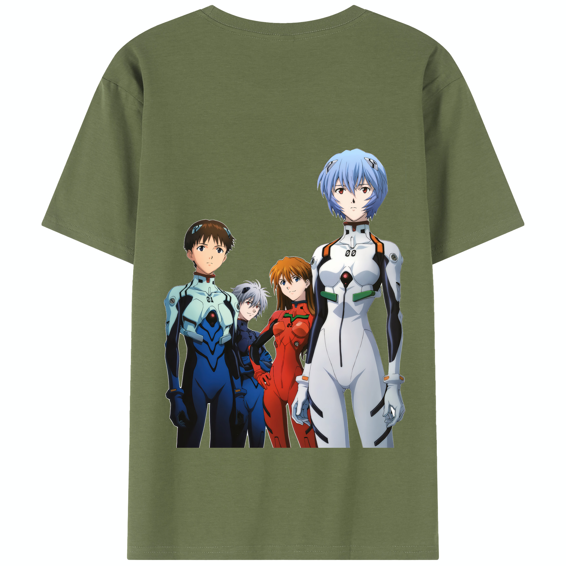 （画像用） EVA 新世紀エヴァンゲリオン 綿100％半袖Tシャツ（背面プリント）